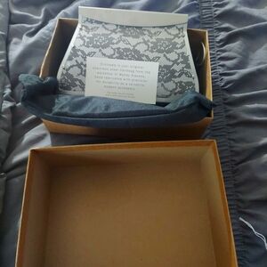 Wendy Stevens stainless steel Lace clutch